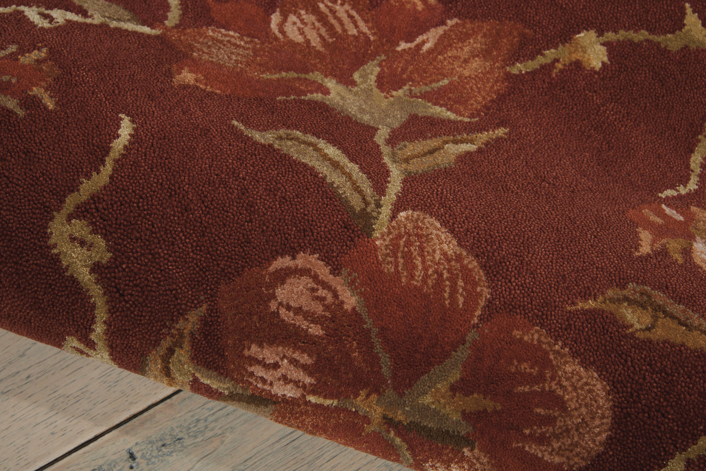 Nourison Home Modern Elegance  Brick  Transitional