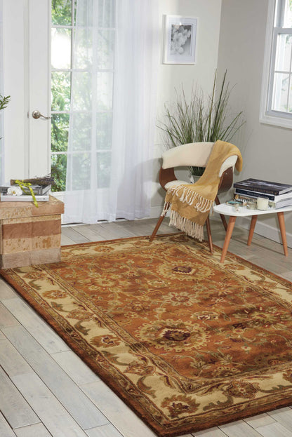 Nourison Home Jaipur  Rust  Traditional