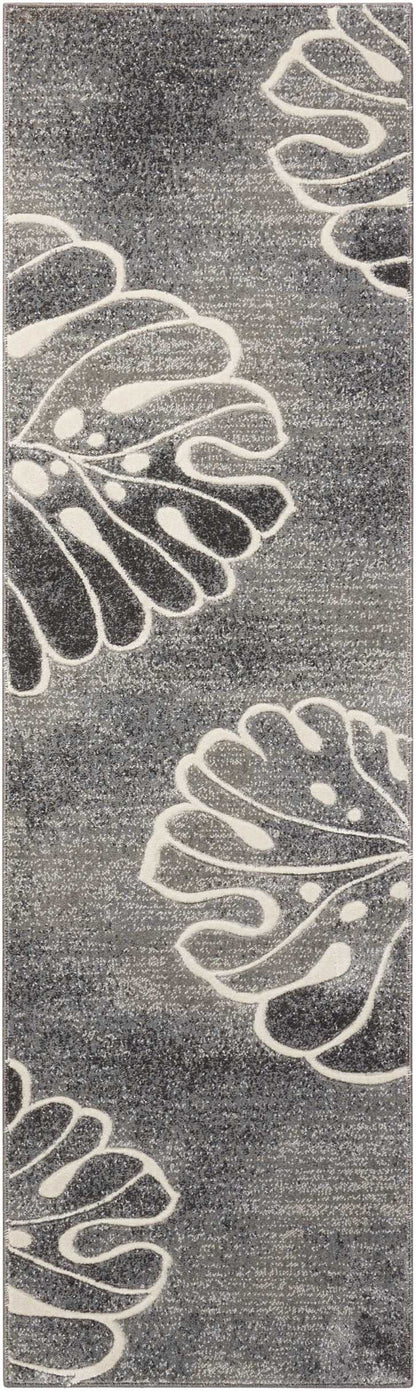 Nourison Home Maxell MAE04 Grey Contemporary Power-loomed Rugs