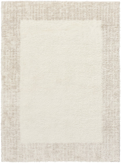 Nourison Home Pacific Shag PCS02 Ivory Beige Contemporary Power-loomed Rug