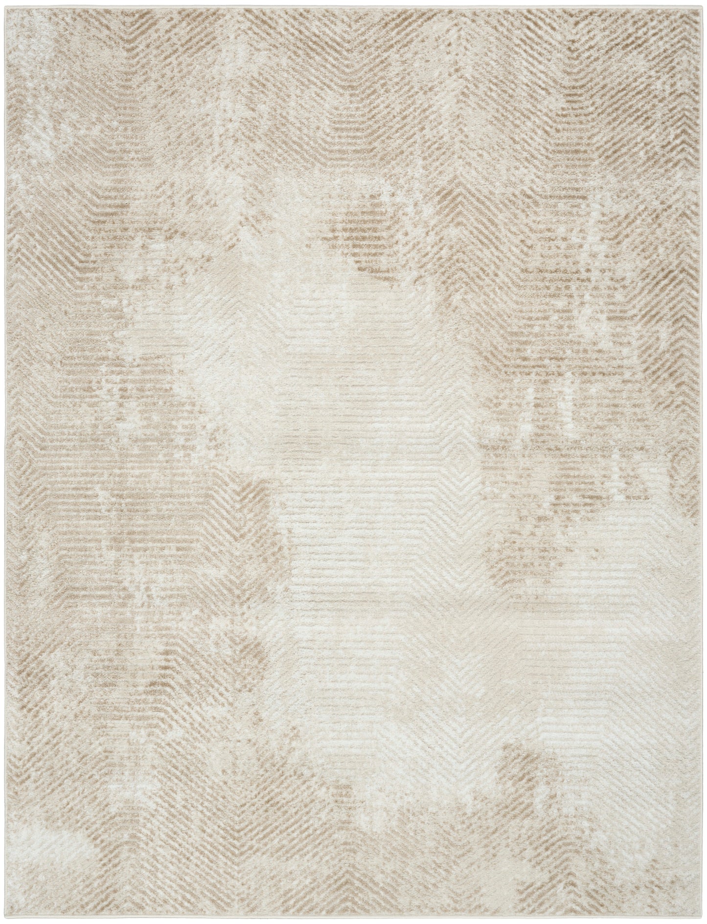 Nourison Home Dekor DEK04 Ivory Taupe Contemporary Machine Woven Rug