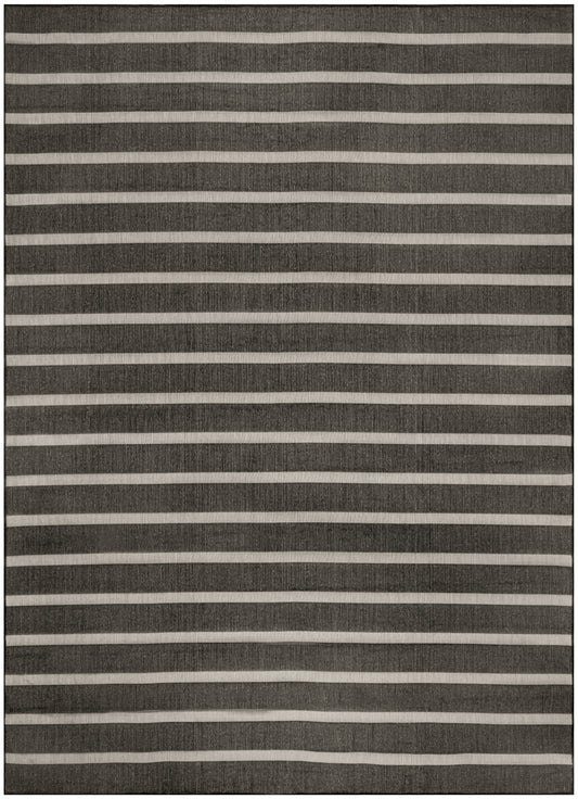 Nourison Home Positano  Black Ivory  Contemporary
