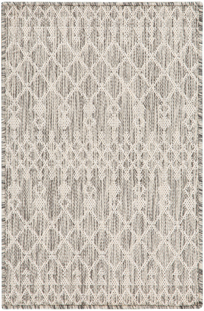 Nourison Home Positano POS02 Light Grey Contemporary Power-loomed Rug