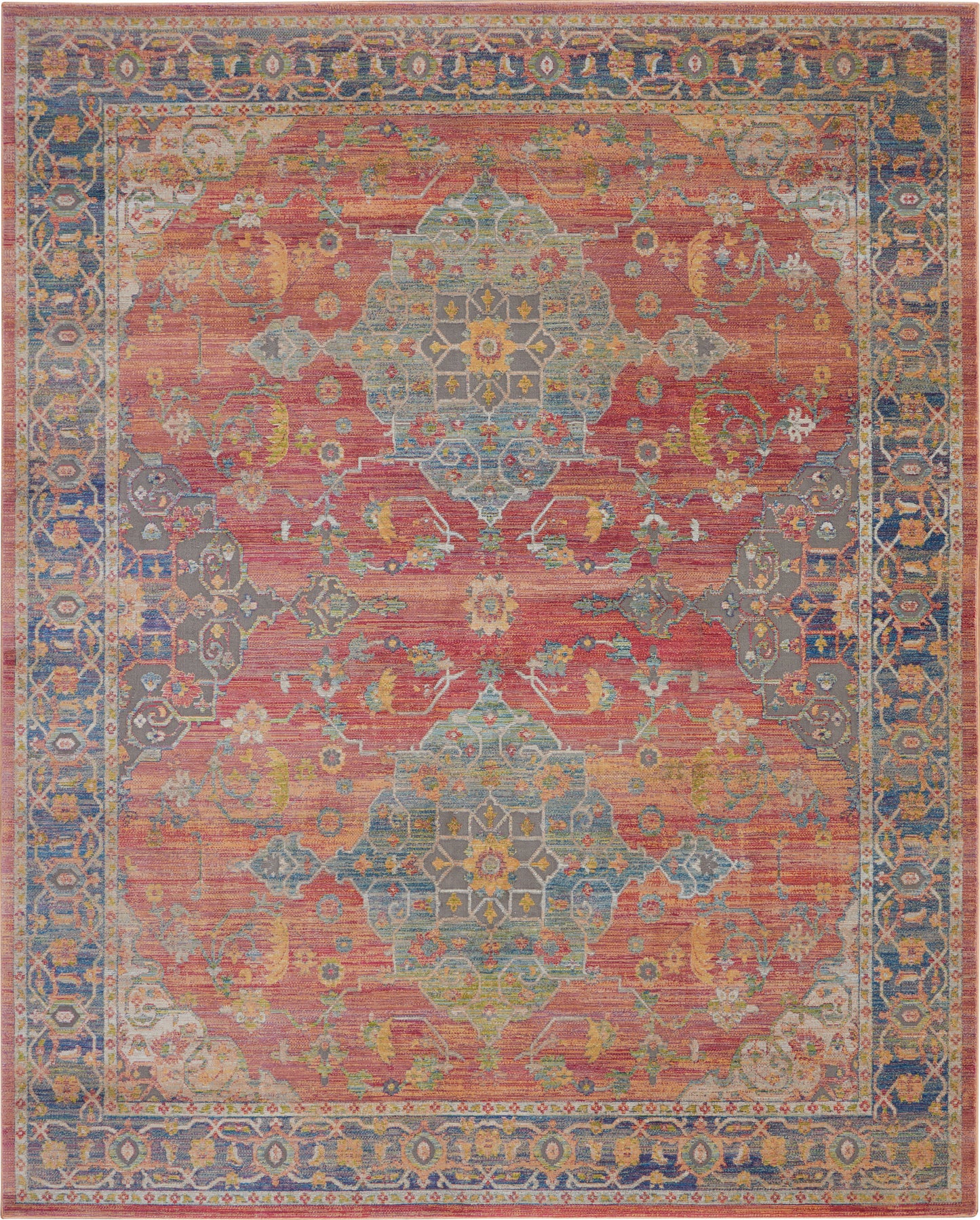 Nourison Home Ankara Global  Multicolor  Traditional