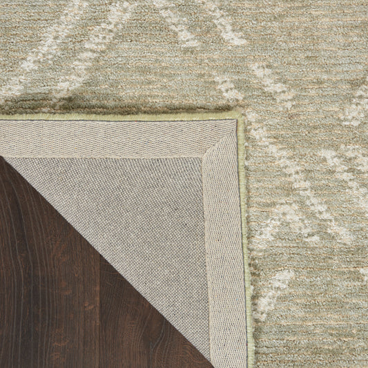 Nourison Home Venosa  Green Ivory  Contemporary