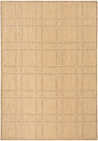 Nourison Home Horizon Indoor/Outdoor HOZ04 Natural Contemporary Power-loomed Rug
