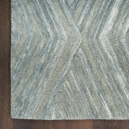 Nourison Home Graceful  Blue  Contemporary