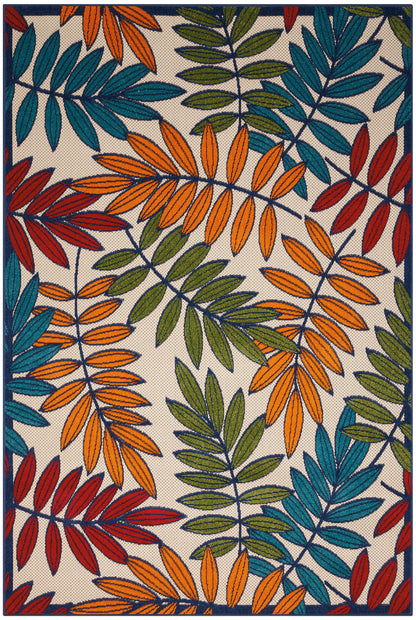 Nourison Home Aloha ALH18 Multicolor Contemporary Power-loomed Rugs