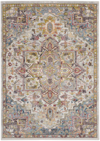 Nourison Home Soraya SOR04 Ivory Multi Traditional Power-loomed Rug
