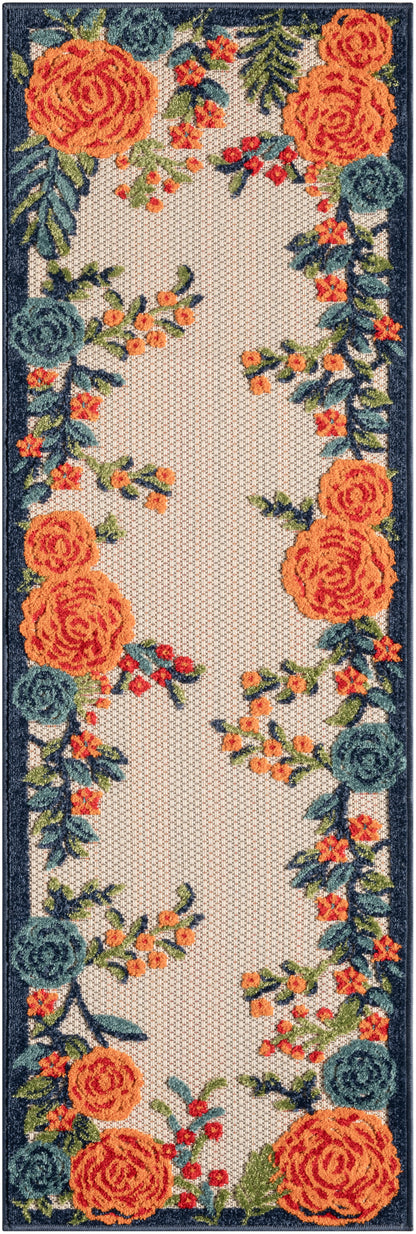 Nourison Home Aloha ALH32 Multicolor Contemporary Power-loomed Rugs