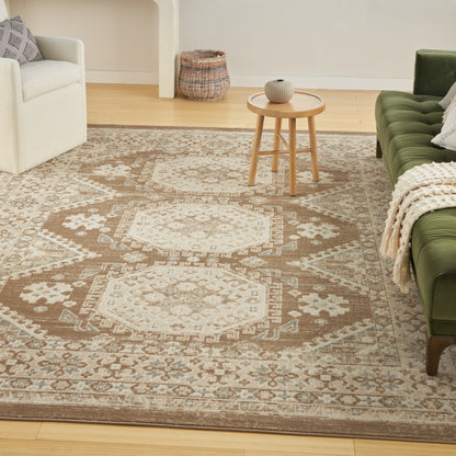 Nourison Home Serenity Home  Ivory Mocha  Traditional