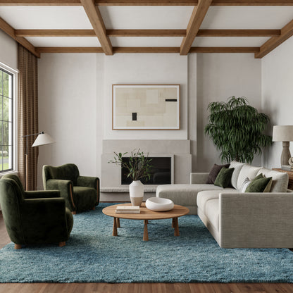 Nourison Home Dreamy Shag  Aqua  Contemporary