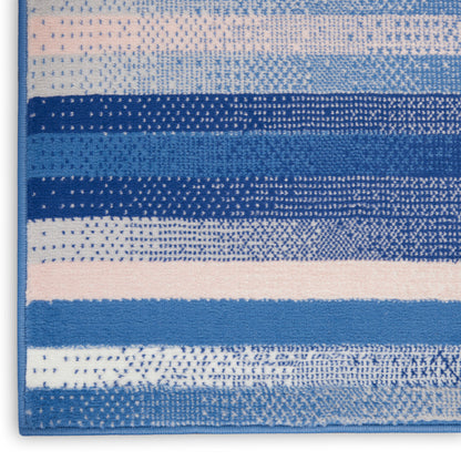 Nourison Home Whimsicle  Blue Multicolor  Contemporary