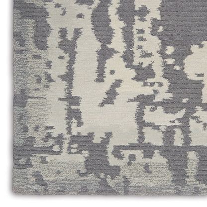 Nourison Home Symmetry  Grey Beige  Contemporary