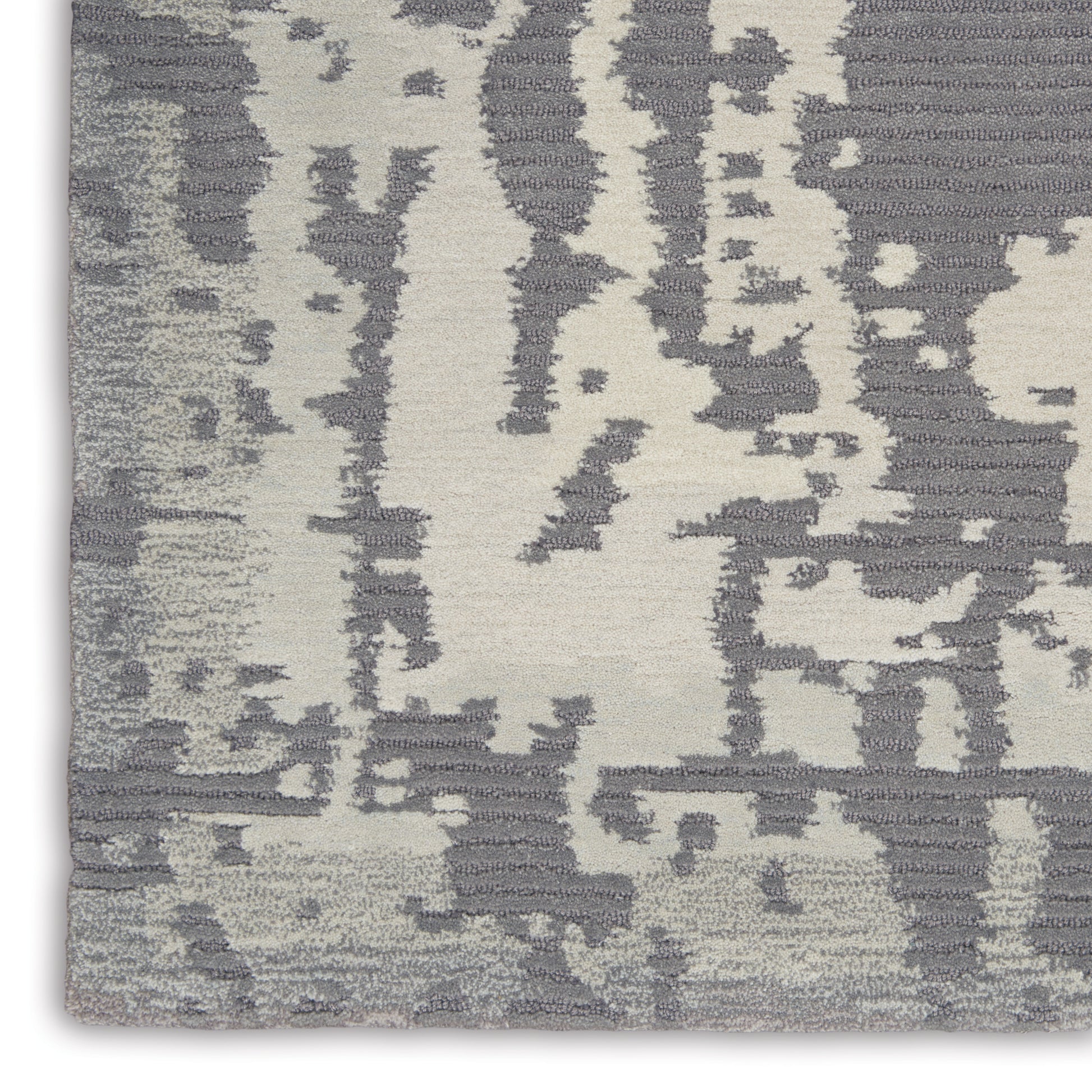 Nourison Home Symmetry  Grey Beige  Contemporary