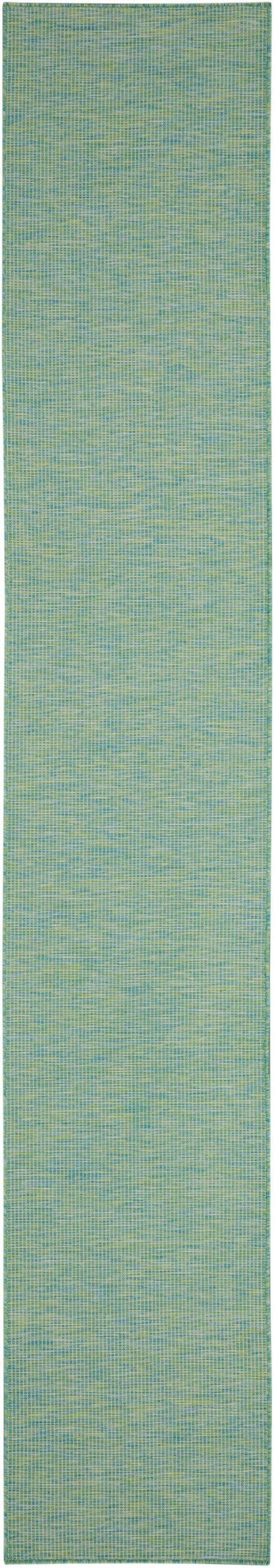 Nourison Home Positano POS01 Blue Green Contemporary Power-loomed Rug
