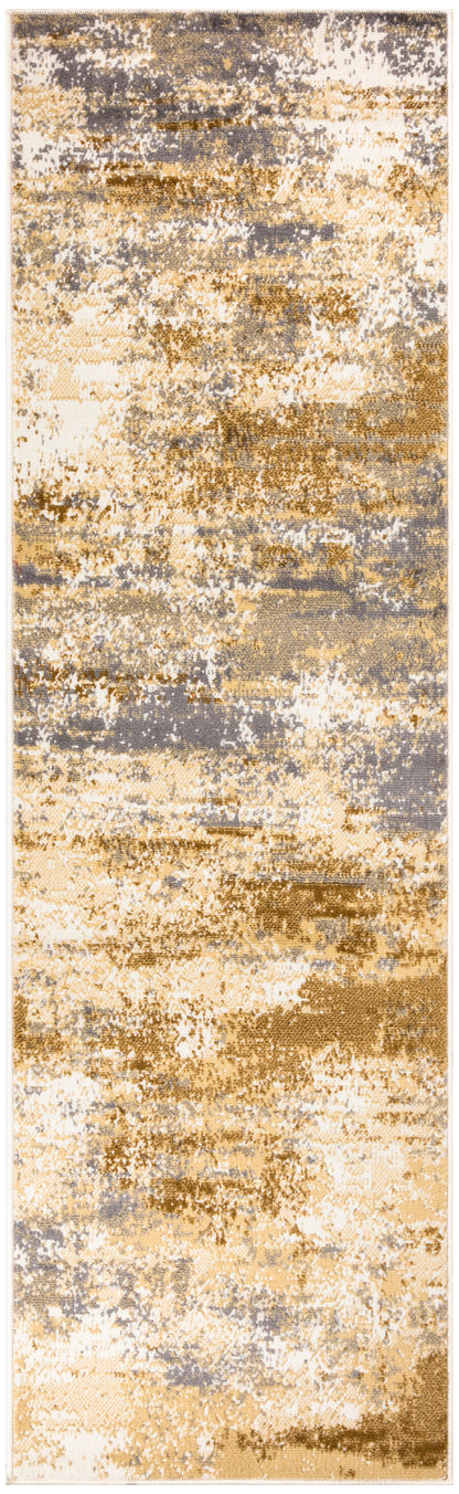 Nourison Home Grafix  Beige Blue  Contemporary