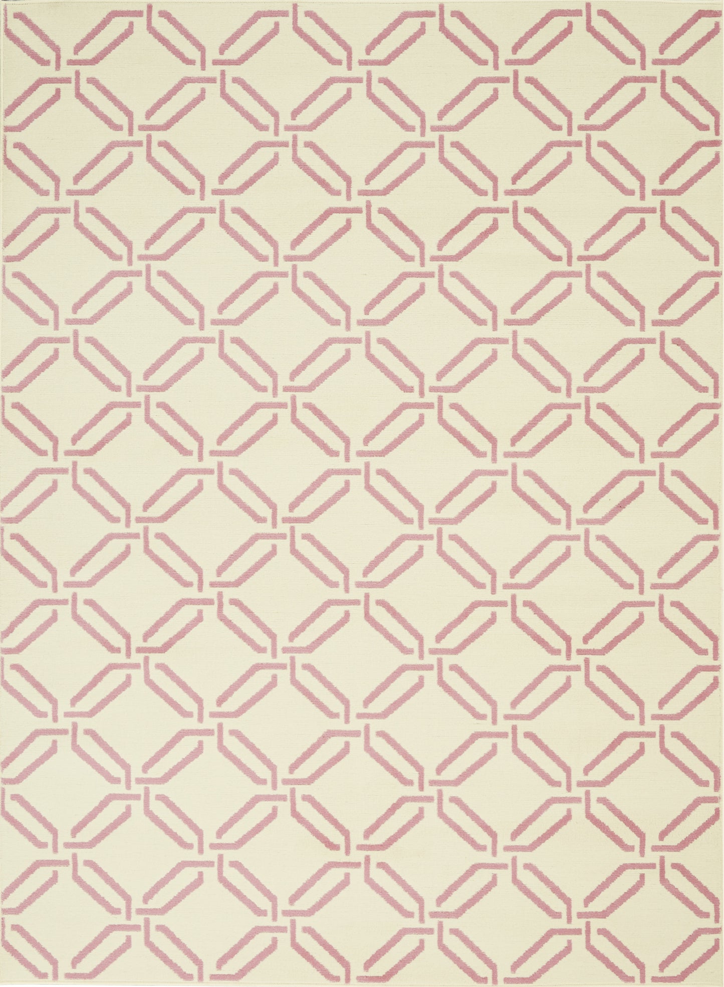 Nourison Home Jubilant JUB17 Ivory Pink Contemporary Power-loomed Rug