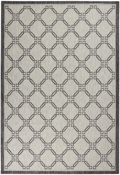 Nourison Home Country Side CTR02 Ivory Charcoal Transitional Power-loomed Rug