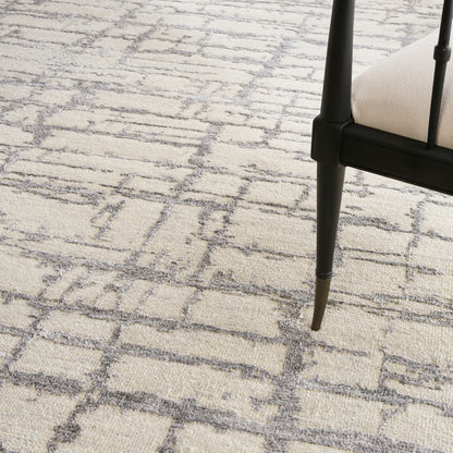 Nourison Home Luna  Ivory Grey  Contemporary