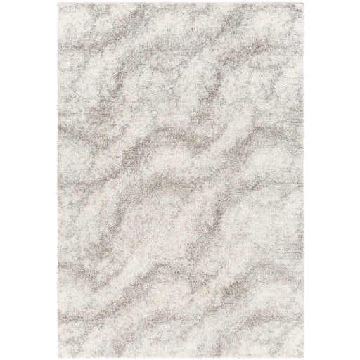 Surya Cloudy Shag CDG-2306 Off-White Modern Machinemade Rug