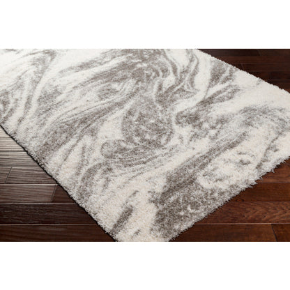 Surya Cloudy Shag CDG-2308 Off-White Modern Machinemade Rug