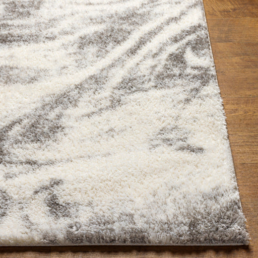 Surya Cloudy Shag CDG-2308 Off-White Modern Machinemade Rug