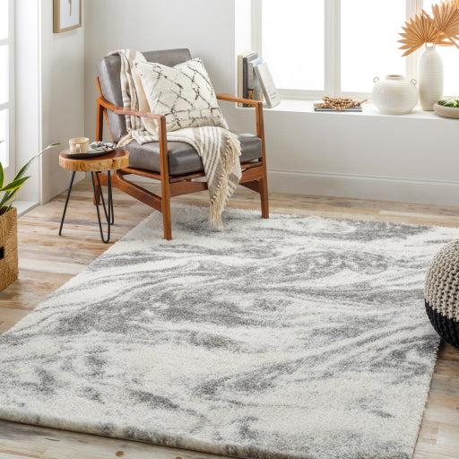 Surya Cloudy Shag CDG-2308 Off-White Modern Machinemade Rug