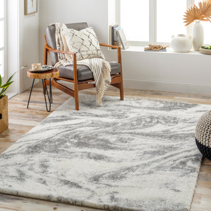 Surya Cloudy Shag CDG-2308 Off-White Modern Machinemade Rug