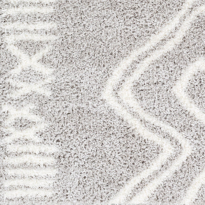 Surya Cloudy Shag CDG-2312 Gray Global Machinemade Rug