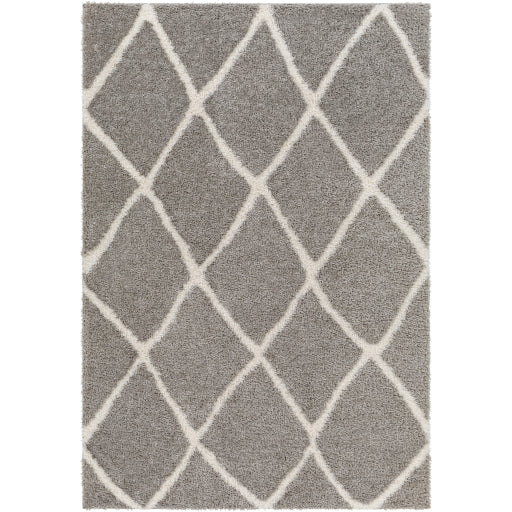 Surya Cloudy Shag CDG-2313 Charcoal Modern Machinemade Rug