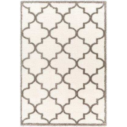 Surya Cloudy Shag CDG-2314 Off-White Modern Machinemade Rug