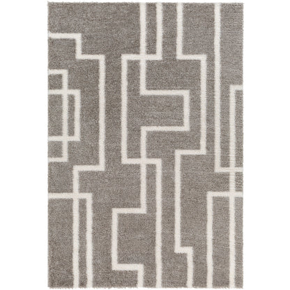 Surya Cloudy Shag CDG-2315 Gray Modern Machinemade Rug