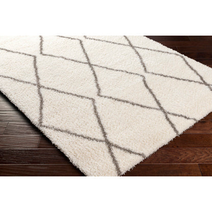 Surya Cloudy Shag CDG-2317 Off-White Modern Machinemade Rug