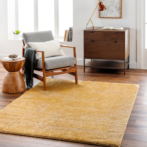 Surya Cloudy Shag CDG-2323 Mustard Modern Machinemade Rug