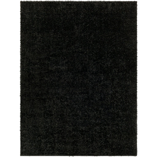 Surya Cloudy Shag CDG-2324 Black Modern Machinemade Rug