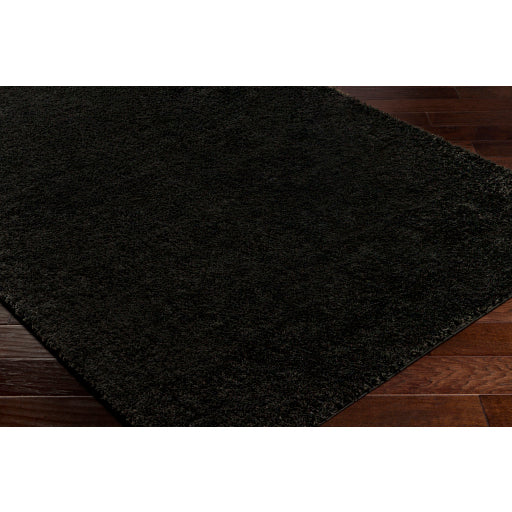 Surya Cloudy Shag CDG-2324 Black Modern Machinemade Rug