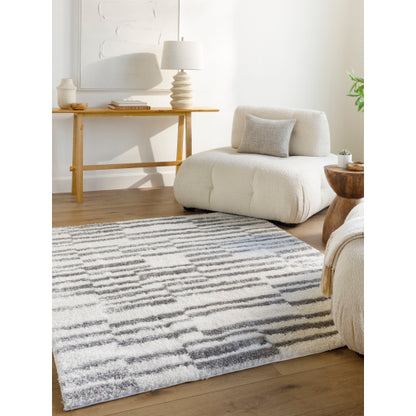 Surya Cloudy Shag CDG-2328 Off-White Modern Machinemade Rug