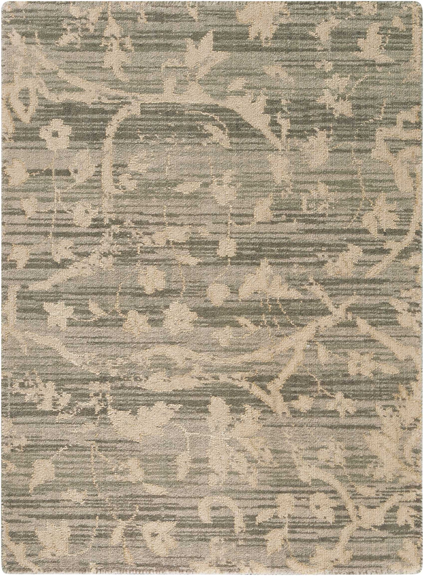 Nourison Home Silk Elements SKE22 Taupe Traditional Loomed Rug