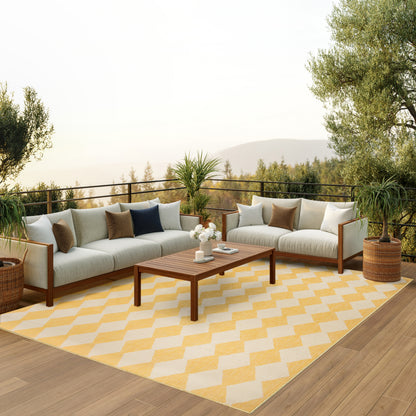 Nourison Home Positano  Yellow  Contemporary