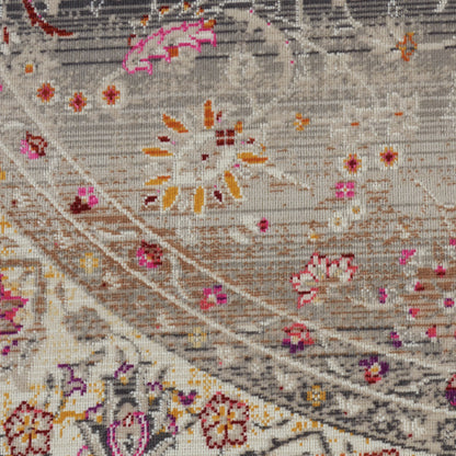 Nourison Home Vintage Kashan  Grey  Traditional