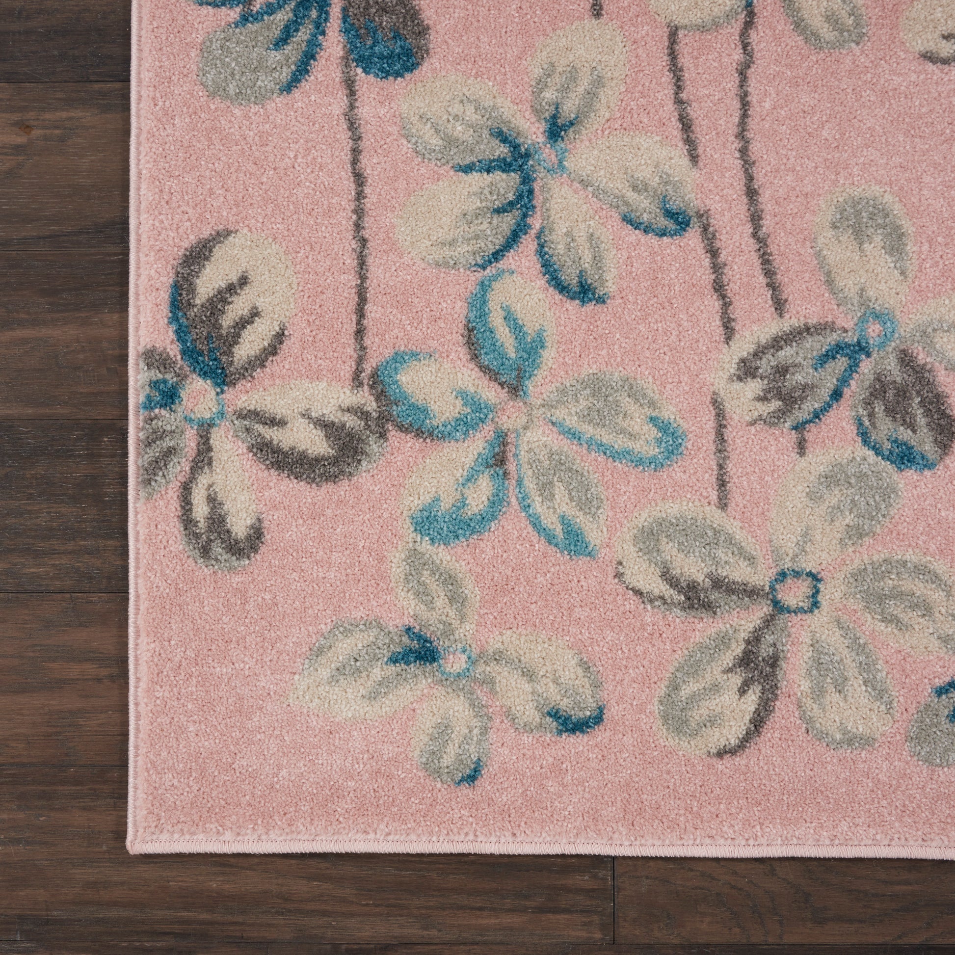 Nourison Home Tranquil  Pink  Contemporary