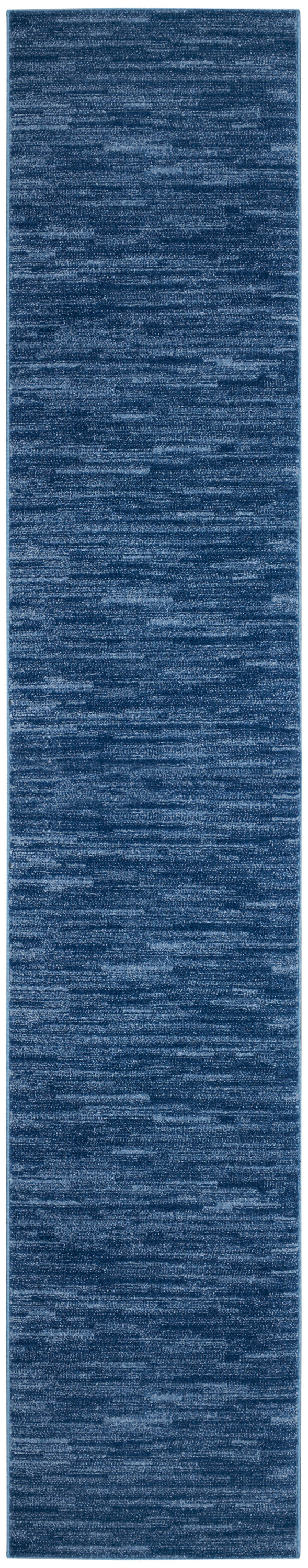 Nourison Home Nourison Essentials NRE01 Navy Blue Contemporary Power-loomed Rug