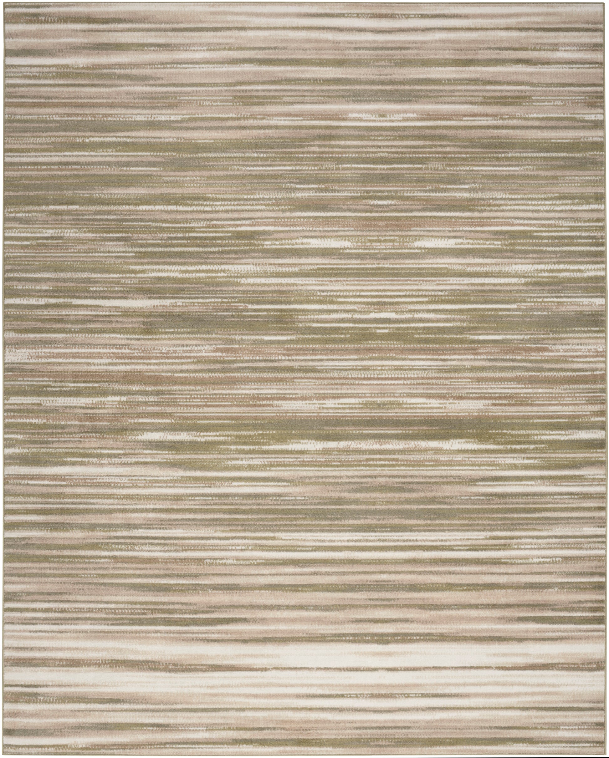 Nourison Home Jubilant  Green Ivory  Contemporary
