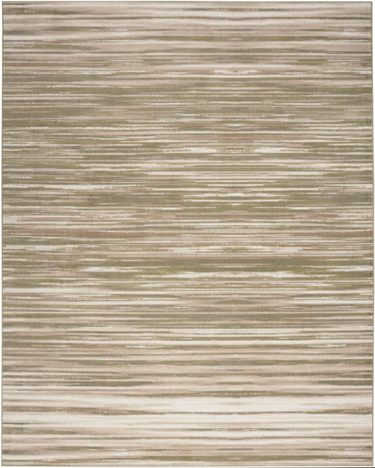 Nourison Home Jubilant  Green Ivory  Contemporary