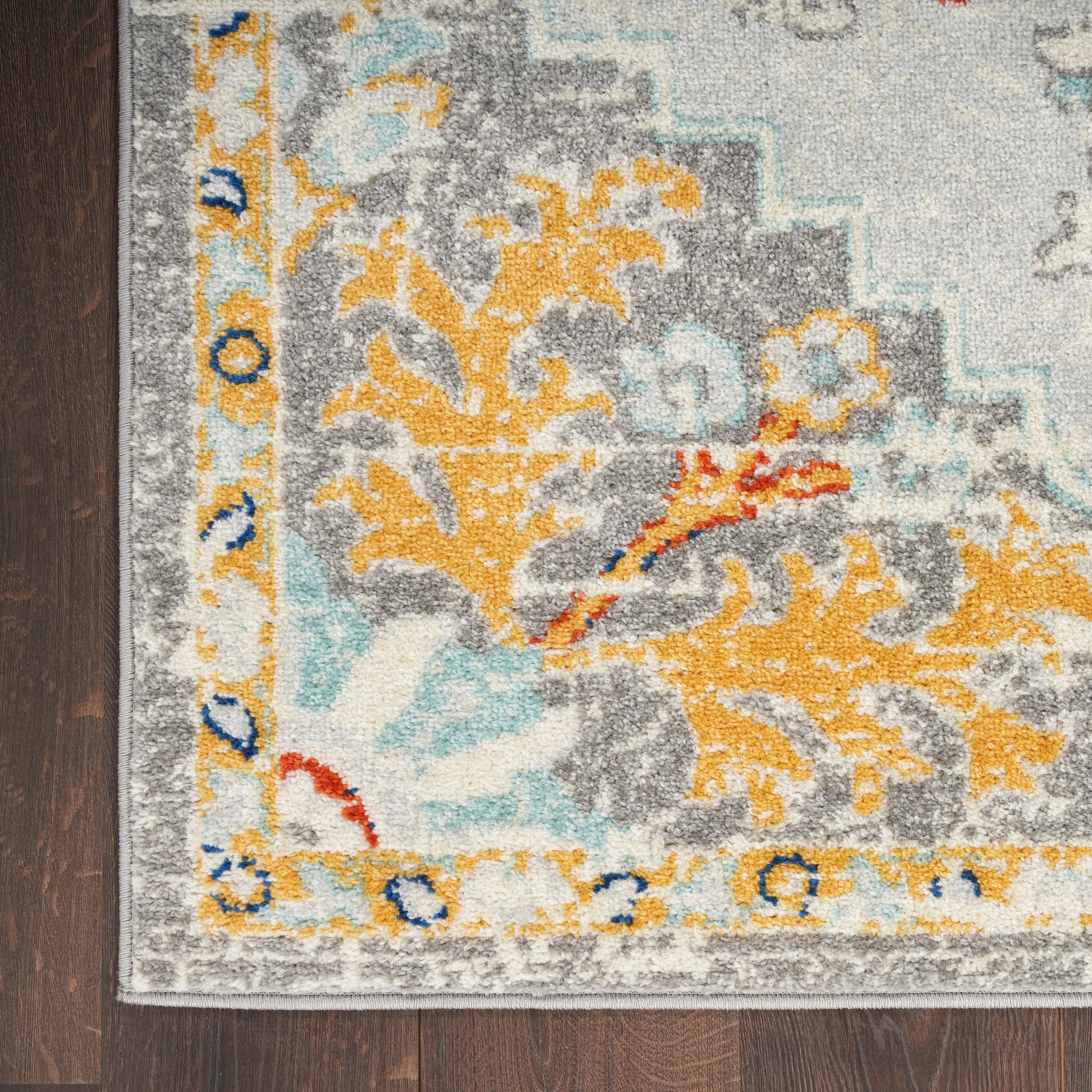 Nourison Home Passion  Grey Multicolor  Traditional