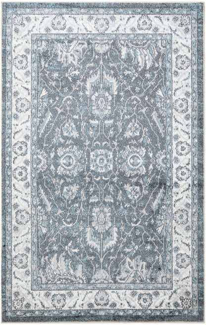 Nourison Home Astra Machine Washable ASW20 Slate Traditional Power-loomed Rug