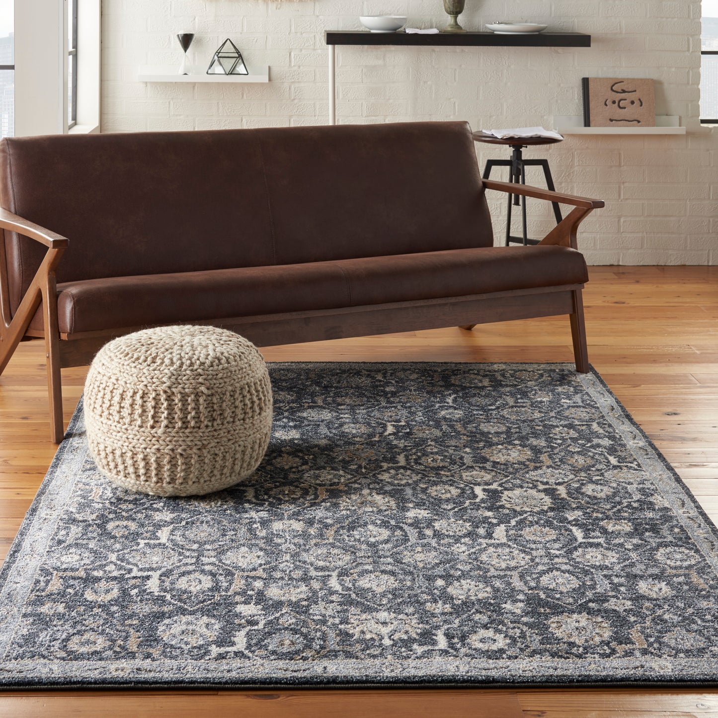 Nourison Home Moroccan Celebration  Navy  Traditional