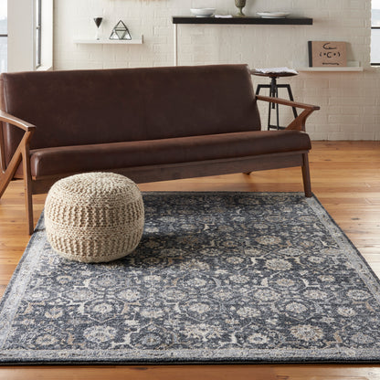 Nourison Home Moroccan Celebration  Navy  Traditional