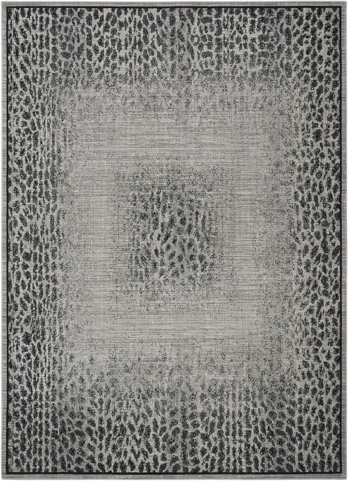 Nourison Home Riviera  Grey Black  Contemporary